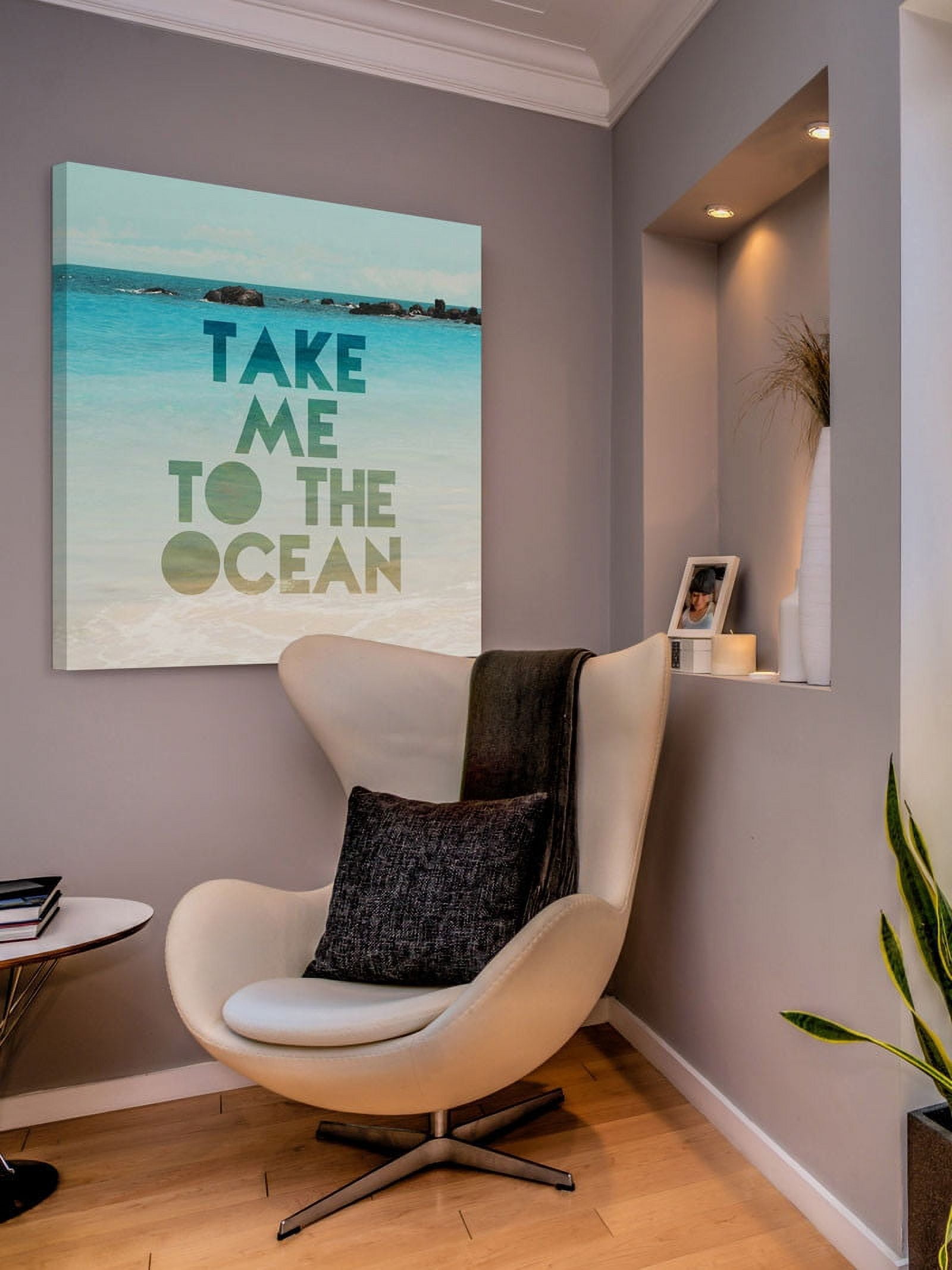 Marmont Hill "Take Me to the Ocean" Sylvia Cook Painting Print on Canvas