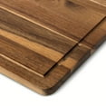 thumbnail image 5 of Thyme & Table Acacia Wood Cutting Board with Anti-Slip Grips, 12" x 18", 5 of 9