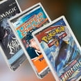 thumbnail image 2 of Evoretro Trading Card Case Envelope Compatible for Pokemon Single Pack Booster, Magic, Yu-Gi-Oh - 0.35MM Thick Plastic PET Pokemon Card Protector Holder for Collectible Cards (Pack of 10), 2 of 5