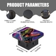 thumbnail image 2 of Hitch Cover Fits For 2-Inch Hitch,Tyrannosaurus Rex Roaring With Lightningrubber Trailer Hitch Cover Tube Plug Insert,Car Exterior Accessories, Receiver Tube Hitch Plug, 2 of 6