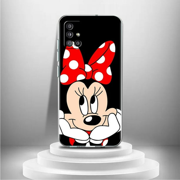 Funda de Mickey Mouse y Minnie Mouse para Samsung Galaxy, carcasa suave para teléfono inteligente, A52, A12, A32, A51, A71, A21s, A50, A53, A31, A13, A22, A23 qiuyongming unisex