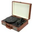 thumbnail image 3 of Bluetooth Turntable,100240V HYT01 Vinyl Record Vintage Suitcase Turntable Vinyl Record Player Precision Engineered, 3 of 14