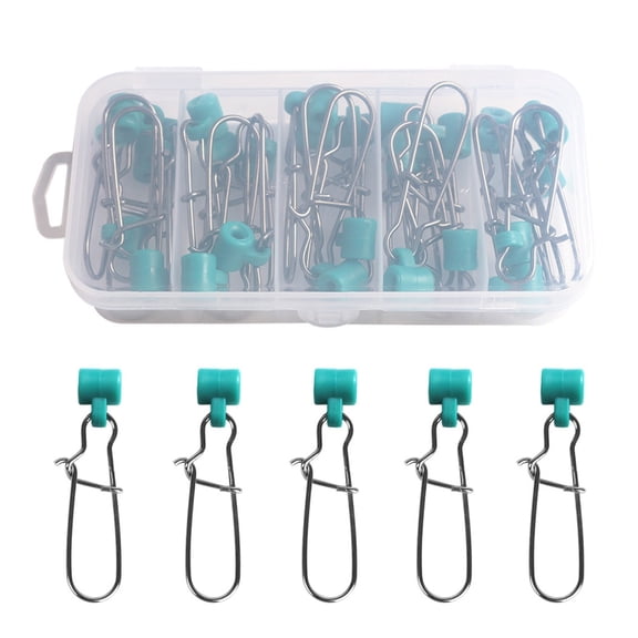 Stainless Steel Fishing Line Sinker Slides, Catfishing Rig with Duo Lock Snaps, Heavy Duty Catfishing Equipment, Sinker Slider Swivel Snap Kit for Fishing Tackle, 25 Pcs, 2.28 Inches