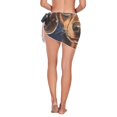 thumbnail image 3 of Ckdifva Christmas Dog Ribbons Beach Cover Up for Women Swimsuit Coverups Bikini Wrap Short Skirt, 3 of 8