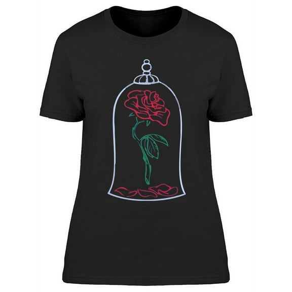 Rose In A Vase T-Shirt Women -Image by Shutterstock, Female 3X-Large