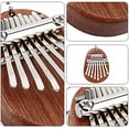 thumbnail image 2 of Mini Kalimba Thumb Piano - 8 Keys Finger Piano, Portable Marimba Hand Piano Gifts for Kids Adults Beginners White, Heart, 2 of 5