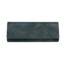 Portable Leather Spectacle Case Hard Shell, Compression-Resistant Sunglasses Bag, Lightweight unisex Spectacle Case(black)