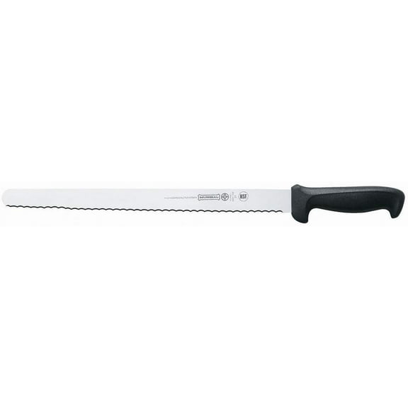 Mundial 5627-14E 14 in. Professional 5600 Series Serrated Edge Slicer Knife, Black
