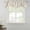 Brown, variant on Teal Boho Tie Up Valance Curtains for Windows, Kitchen Curtains Window Treatments, Vintage Pattern Ethnic Flower Tribal Leaf Short Window Shades Valances for Bedroom Bathroom Cafe 42"x18"