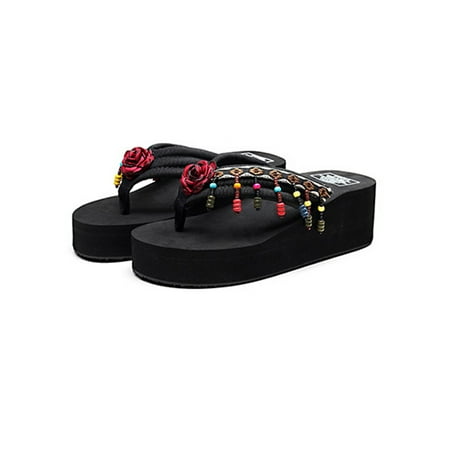 

Harsuny Summer Women`s Beach Sandals Shoes Bohemia Flip Flops Comfortable Slippers