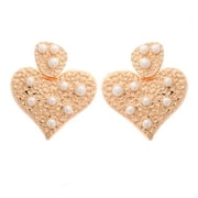 AMRITA SINGH JEWELRY Liza Pearl Heart Earring