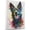 Australian Kelpie, variant on Plott Hound Canvas Wall Art, Modern Cute Colorful Plott Hound Canvas Dog Art Pictures Wall Decor for Kids Bedroom Decoration Unframed 8x12 inches