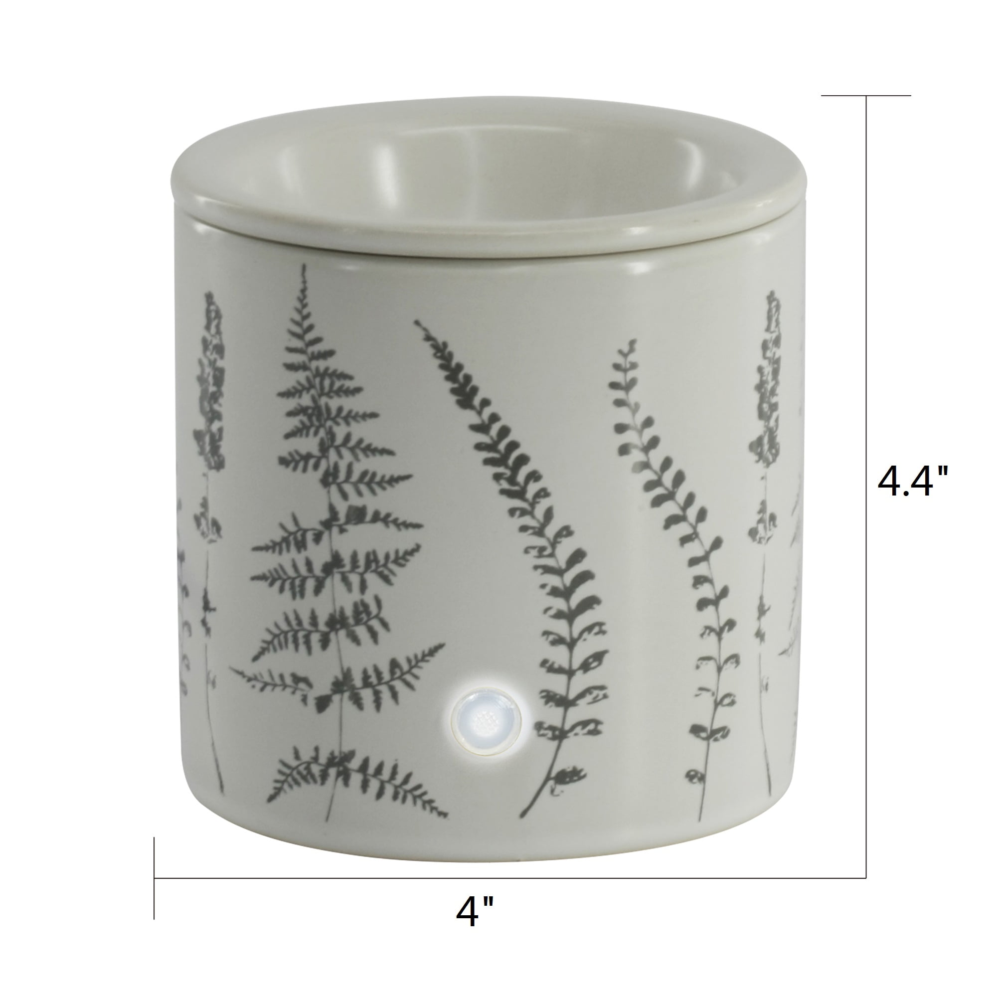 Mainstays Electric Botanical Ceramic Wax Warmer, Single Pack