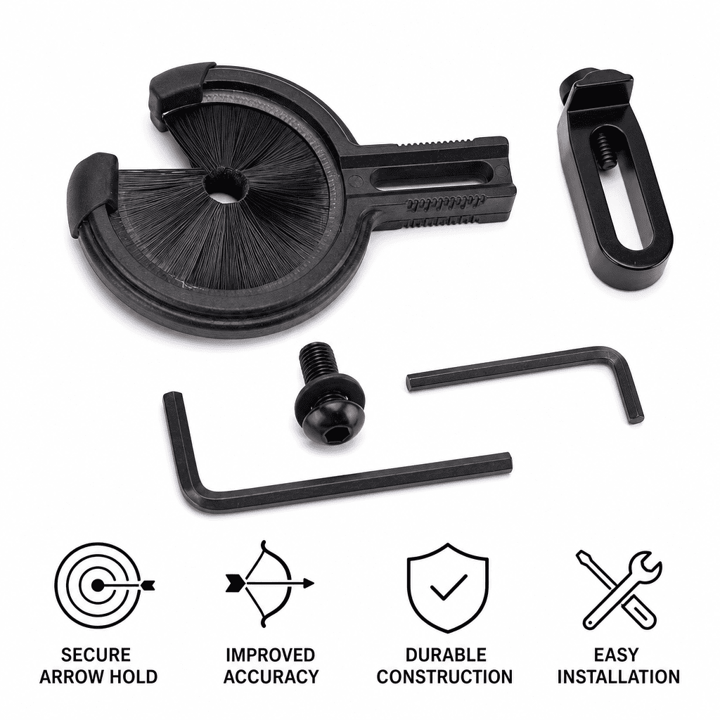 Archery Brush Arrow Rest Universal Capture Arrow Rest for Compound and Recurve Bows Accessories
