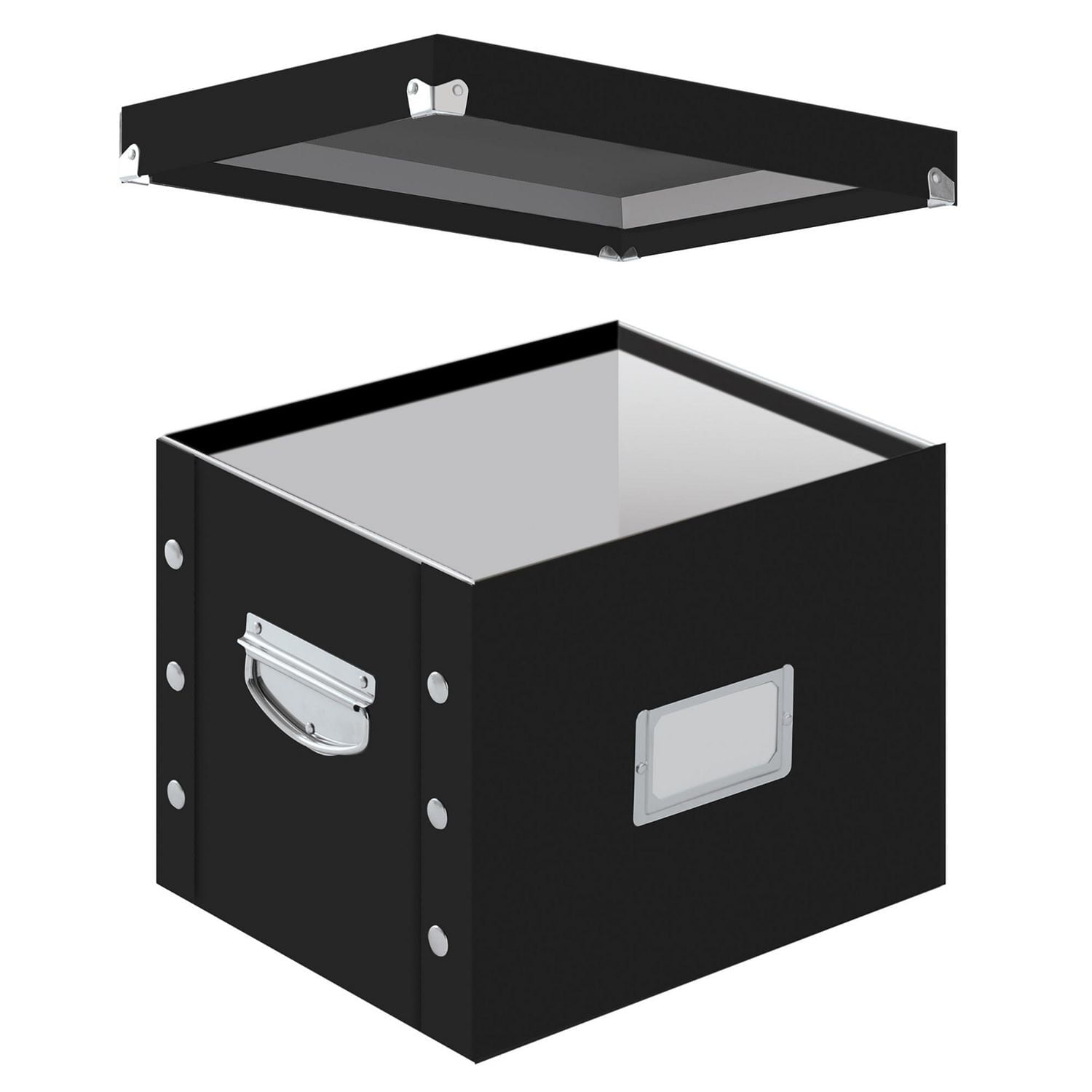 Snap-N-Store Letter Size File Box, Black