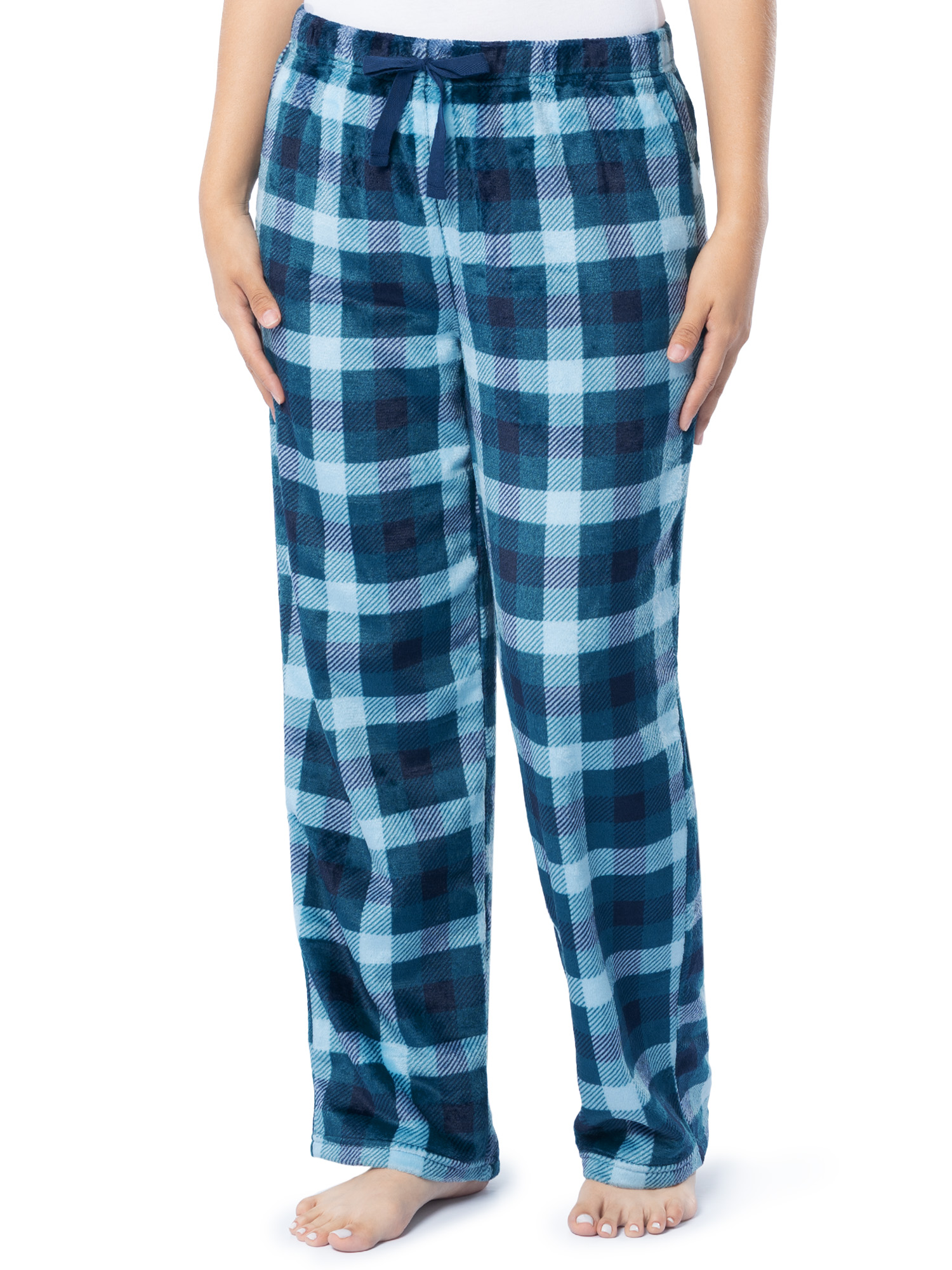 Fruit of the Loom Women's Beyond Soft Long Sleeve Top & Fleece Bottom Pajama Set, Sizes S-4X