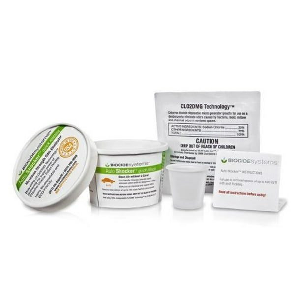 Biocide Systems 32136 Auto Odor Eliminator, Retail 6 Pack Walmart