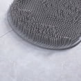 thumbnail image 2 of Mat Foot Massager Scrubber Mat TPR Foldable Hook Foot Scrubber Cleaner Brush With Suction Cup, 2 of 5