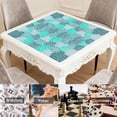thumbnail image 6 of Classic Boho Style Multi-Purpose Rubber Table Cover 31.5x31.5 Inch Mahjong Game Mat Features Non-Skid Grip for Stability and Noise Dampening for Cards, 6 of 7