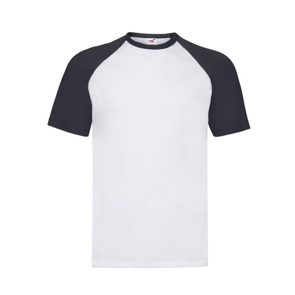 Fruit of the Loom Adult Contrast Baseball T-Shirt