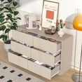 thumbnail image 3 of Drawer Dresser Cabinet,Sideboard,Bar Cabinet,Buffet Server Console,Table Storge Cabinets,Flat Out The Corners Of The Drawers,Six Drawers,For Dining Room,Living Room,Bedroom, 3 of 9