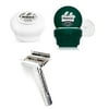 Proraso Shave Soap Sensitive 150ml + Proraso Shaving Soap Menthol and Eucalyptus 4oz + Double Edge Razor + Old Spice Deadlock Spiking Glue, Travel Size, .84 Oz