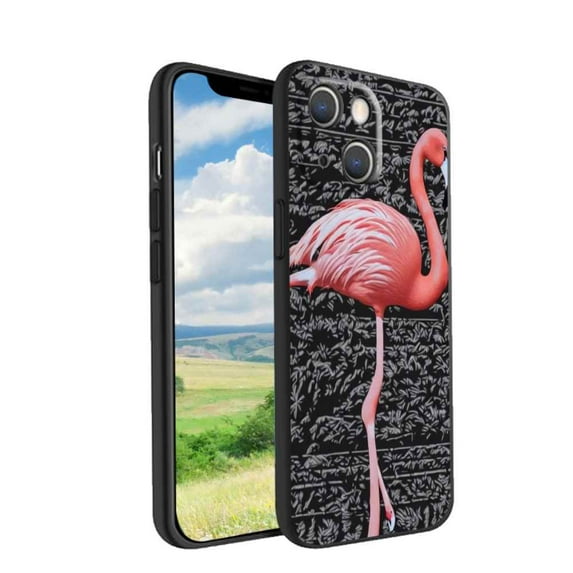 Compatible with iPhone 13 Phone Case, Flamingo-5 Case Men Women, Flexible Silicone Shockproof Case for iPhone 13