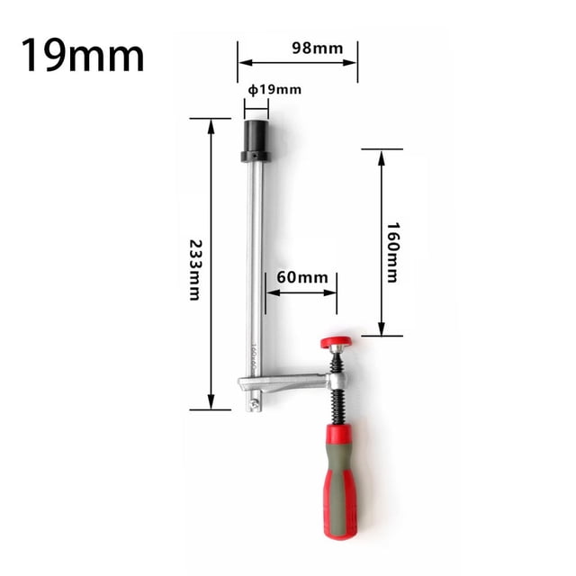 Woodworking Desktop Acting Hold Down Clamp Clip For Woodworking Benches 19/20Mm