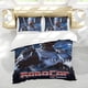 thumbnail image 5 of Robocop Conjunto de sábanas temático, trío de piezas, cómodo y amigable con la piel, diseño único, regalo de decoración para el hogar para familiares, amigos y fans, 90 cm * 190 cm, 5 of 6