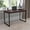 Black, variant on Emma + Oliver Industrial Modern Desk-47"L Commercial Grade Home Office Desk-Maple/Black