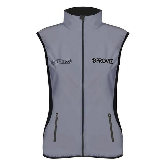 Proviz Reflect 360 Running Vest, Women, Silver, 36