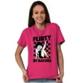 thumbnail image 4 of Betty Boop Cartoon Flirty By Nature Women's Graphic T Shirt Tees Brisco Brands S, 4 of 6