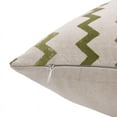 thumbnail image 3 of Fabdivine Block Print Throw Pillow Cover, 26x26 Inch Duck Canvas Vintage Cushion Cover, Floral Print Boho Design Green Pillow Cover for Sofa and Couch, 3 of 5