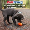 thumbnail image 5 of Ruff Dawg Indestructible Football XL 6” Green – Heavy-Duty Solid Rubber Dog Fetch Toy for Dogs 40 lbs & Up – Floats & Crazy Bounce – Made in USA, 5 of 7