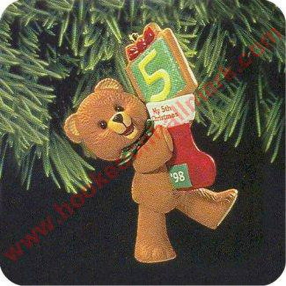 Hallmark Ornament 1998 Childs Fifth Christmas