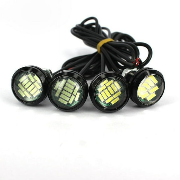 2PCS 12V 15W Car Reversing Lamp Led Daytime Running Drl Backup Light