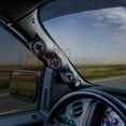 thumbnail image 2 of GlowShift | 2009-2014 Ford F150 A Pillar Gauge Pod with Tinted 7 Color Series 30 PSI Boost Vacuum Gauge, 100 PSI Oil Pressure Gauge & 100 PSI Fuel Pressure Gauge, 2 of 7