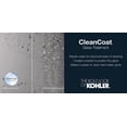 thumbnail image 7 of Kohler 27576-10L-BL 71.5 x 28.37 in. Composed Frameless Pivot Shower Door with 0.37 in. Thick Crystal Clear Glass - Matte Black, 7 of 7