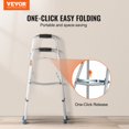 thumbnail image 2 of Adjustable Height Folding One Arm Senior Mobility Walker, 2 of 6