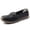 Black, variant on Big Size Women's Casual Loafers Slip On Leather Shoes Lightweight Walking Shoes Moccasins Classic Penny Loafer Flats Boat Shoes