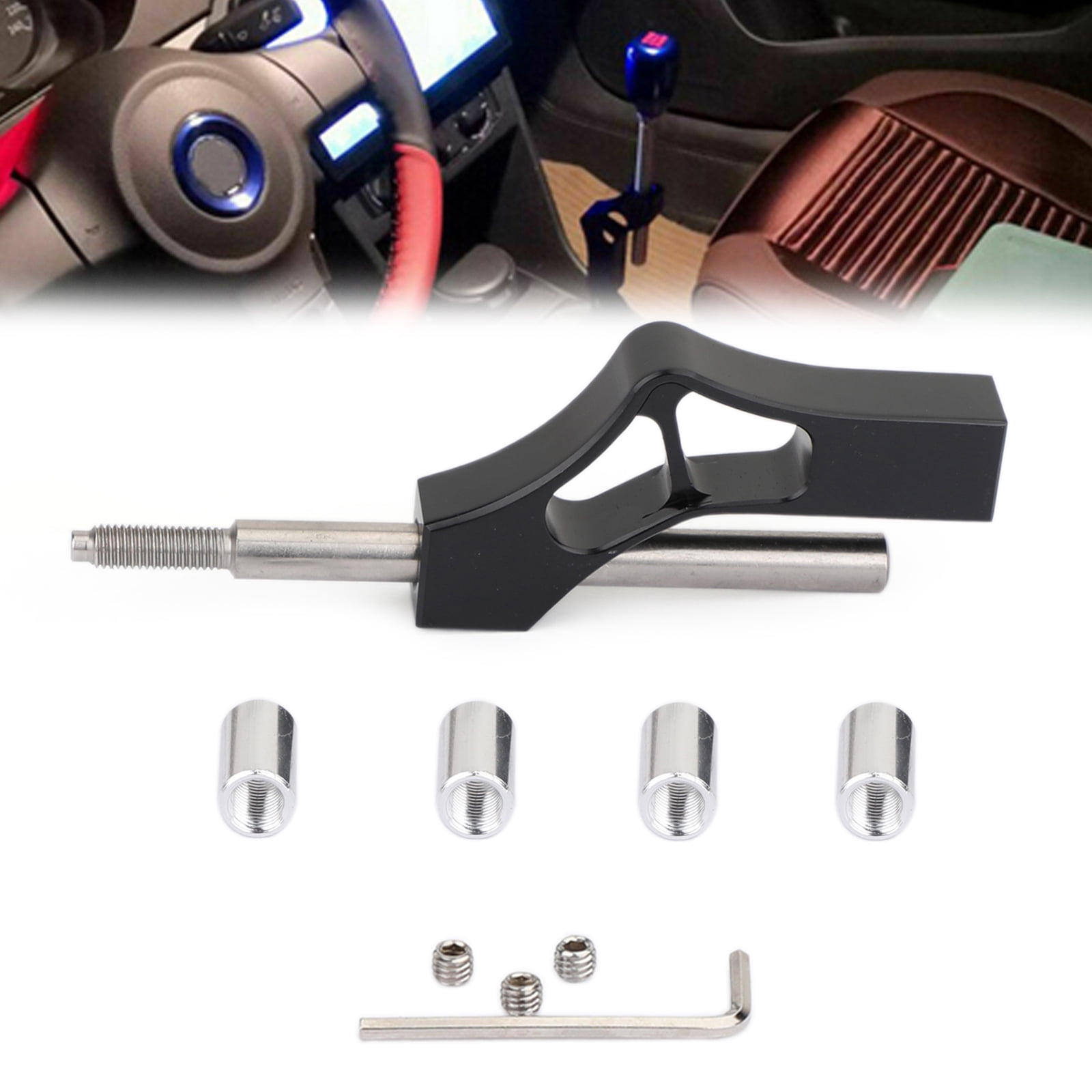 K tuned Aluminum Shift Knob Extension Adjustable Height Lever Extender Shifter