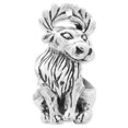 thumbnail image 4 of Moose Charm .925 Sterling Silver Antique Finish Reflection Beads, 4 of 6