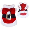thumbnail image 4 of Nuevo disfraz de Papá Noel para perros, S, ropa navideña para mascotas, abrigo con capucha de invierno, ropa para perros, ropa para mascotas, Chihuahua, Yorkshire, caniche, 4 of 5
