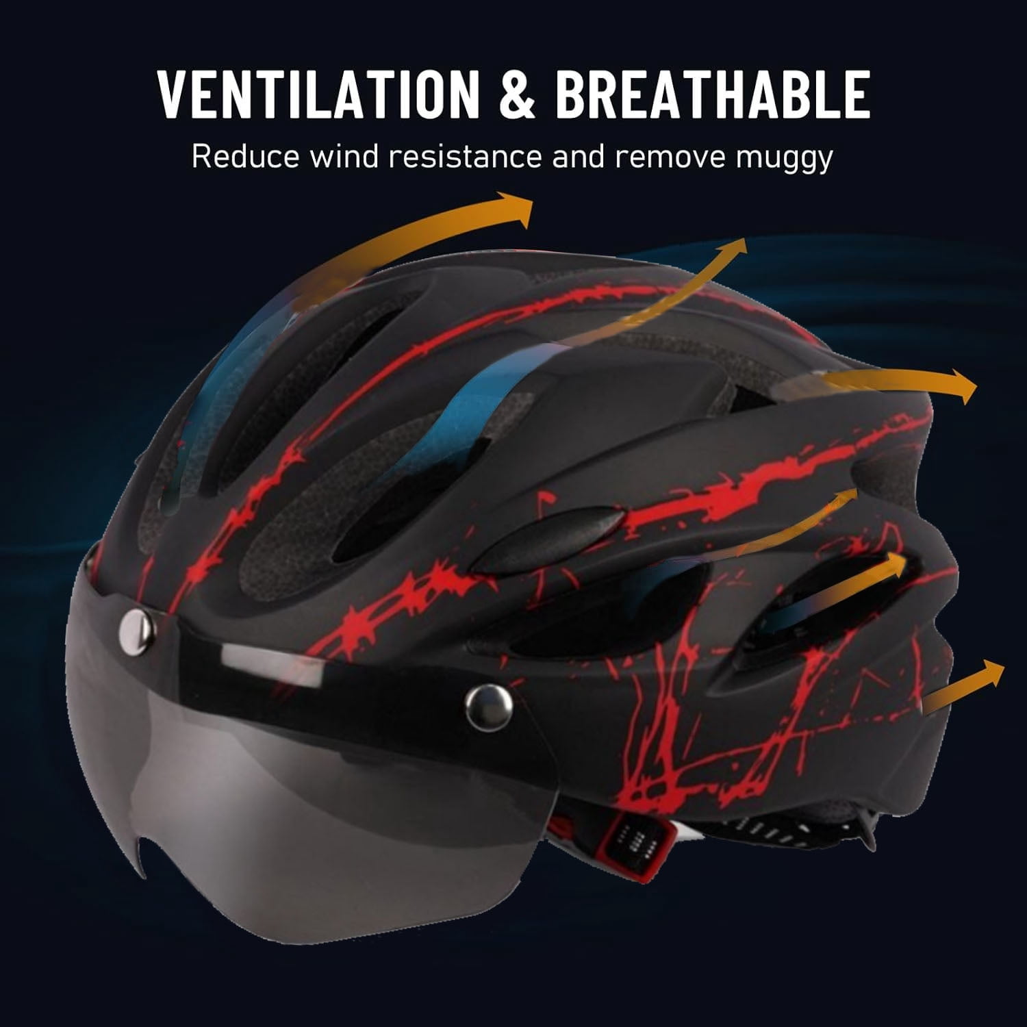 Mirov  Adult Bike Helmet - Lightweight Unisex Cycling Helmet, Ventilated Design for Road Bikes/Mountain Bikes/E-Bikes