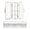 Rainbow and Rabbit Pattern, variant on Plastic Pencil Box Large Capacity Pencil Boxes Clear Boxes with Snap-Tight Lid Stylish Office Supplies Storage Organizer Box Rainbow and Rabbit Pattern