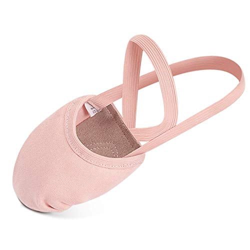 Half Sole Ballet Jazz Dance Shoes Canvas Pirouette Turning Shoe for Women and Girls 
