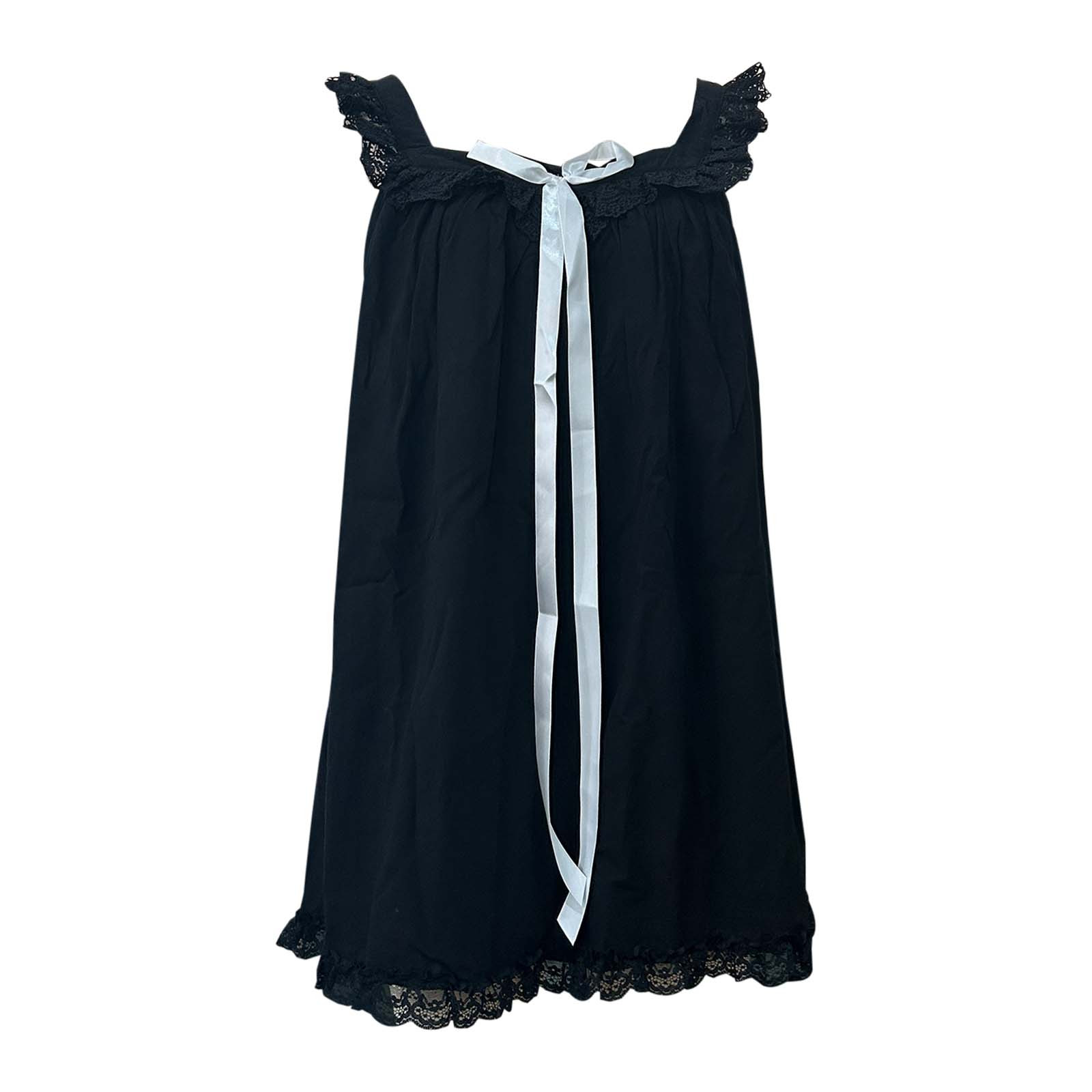 A New Summer Women's Dress With A Bow Backless And Lace Trimmed Loose Baby Dress Teenagers Summer Dresses Womens Summer Dresses Short Long Dress Athletic Dresses Dress Girls Cute Summer Dresses Button