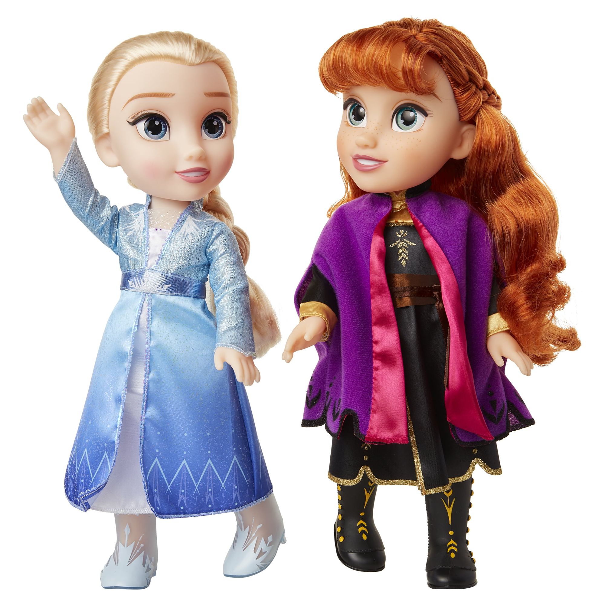 Disney Princess Anna and Elsa 14 Inch Singing Sisters Feature Fashion Doll 2 Pack - image 3 of 12