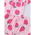 thumbnail image 5 of ATAIKU S-XXL Womens Pajamas Set Strawberry Short Sleeve Button Down Sleepwear Top and Shorts 2 Piece Pjs Lounge Set, 5 of 10