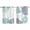 Blue Teal Gray, variant on Blue Grey Coastal Kitchen Curtains 72 Inch Length, Summer Beach Coral Shell Starfish Grommet Top Bedroom Living Room Curtains, Light Filtering Cafe Curtain Drapes 2 Panels Set 104''x72''